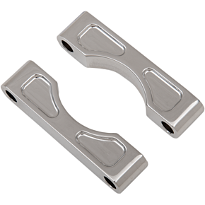 Klock Werks Hugger Front Fender Mounting Blocks - For 16"/17"/18" Wheels - Chrome KW05-01-0103-C
