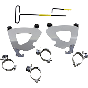 Memphis Shades Gauntlet Mounting Kit - Polished - XL MEK2057