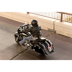 Mustang Solo Seat - Wide - Studded - Driver's Backrest - Indian 79762