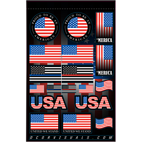Decal Sheet - USA 40-90-120