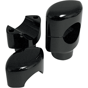 Drag Specialties Risers - Big Buffalo - 1-1/2" - Black 0602-0466