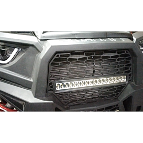 Grille Insert with 16" LED Light Bar - 16-18 RZR 1000 BL-RZRLEDGRL