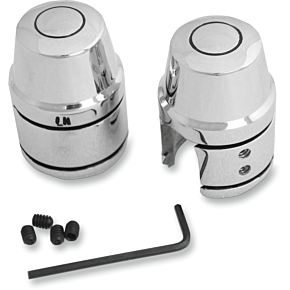 Upper Shock Bolt/Stud Cover - Chrome - '86-'20 XL 1313-0079