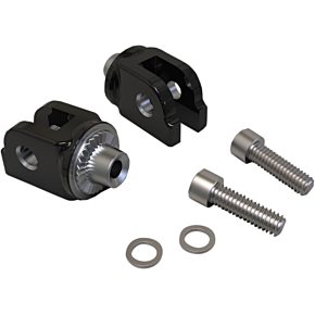 Peg Mount - Black Stainless Steel - Softail 60018