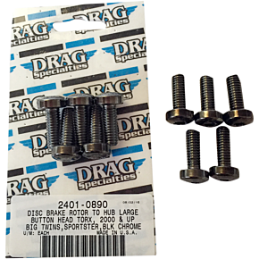 Rotor to Hub Front Kit - Black 2401-0890