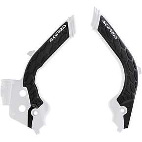 Acerbis X-Grip Frame Guards - Husqvarna - White/Black