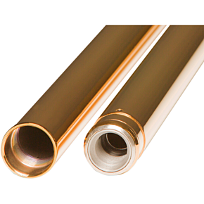 Custom Cycle Engineering Fork Tubes - Gold - 41 mm - 24.25" T 2002TN