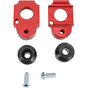 Driven Racing Axle Block Sliders - Suzuki - Red DRAX-102-RD