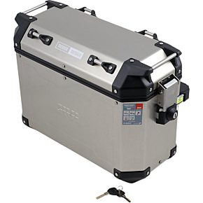 GIVI Outback Case - Left - Silver - 37 liter