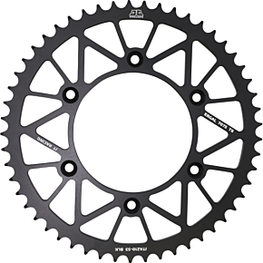 JT Sprockets Rear Sprocket - Honda - Black - 52 Tooth JTA210.52BLK