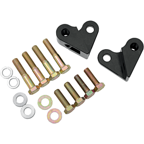 La Choppers Rear Lowering Kit - Black Powder Coated - Lowers 1" - '97-'01 FL LA-7500-01