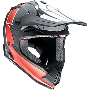 Youth F.I. Helmet - Fractal - MIPS® - Matte Black/Red - Medium 0111-1518