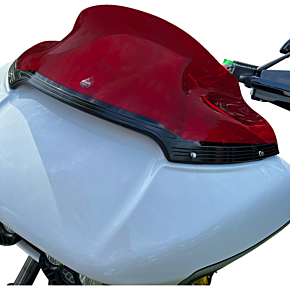 Kolor Flare™ Sport Windshield - 9" - Red - FLTR KWW-01-0670