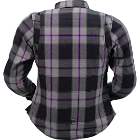 Women's Flannel Shirt - Purple - Large 3041-0679