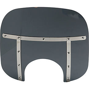 Fats Windshield - 13" - 9" Headlight - Dark Black Smoke MEM35110