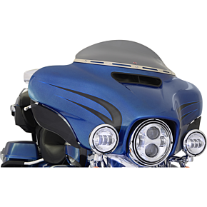 Klock Werks Windshield - 5" - Dark Smoke - FLH '14-'22 KW05-01-0389