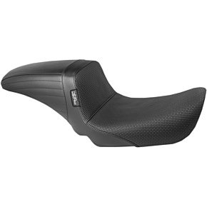 Le Pera Kickflip Seat - Basketweave - Black - FXD '06-'17 LK-591BW