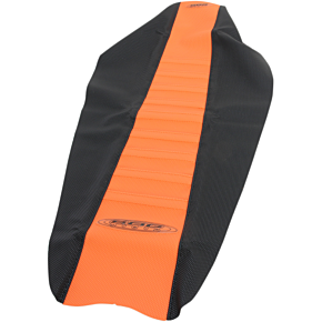 Sdg Pleated Seat Cover - Orange Top/Black Sides 96340OK