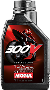 300V Synthetic Ester Oil - 15W-50 - 1L 104125