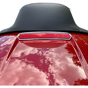 Custom Dynamics Tour Pack Lid Light - Chrome/Red CD-TP-LID-CR