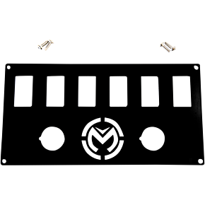Moose Racing Dash Plate - Black - Pioneer 1000