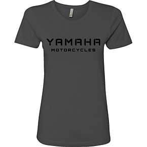 Women's Yamaha Motorcycles T-Shirt - Charcoal Black - Large NP21S-M3137-L