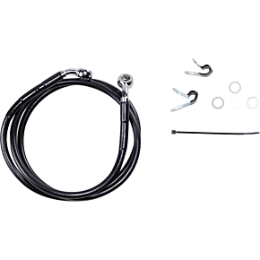 Brake Line - Front - Black - +6" - XL 1741-2535