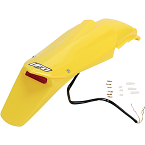Enduro Rear Fender - W/Light - Yellow HU03314-103