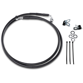 Brake Line - Front - Black - +10" 1741-2585