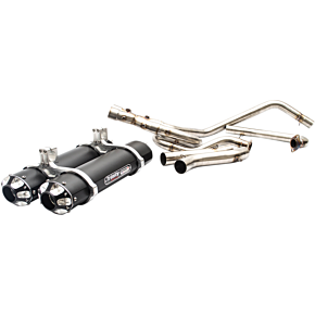 Dual Exhaust - Black TR-4112D-BK
