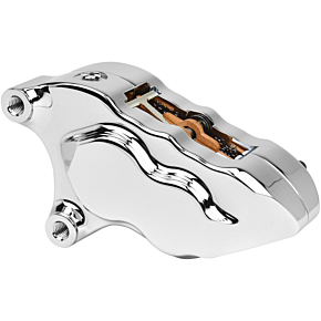 Hawg Halters 4-Piston Caliper - Front - Chrome LHSCC5018