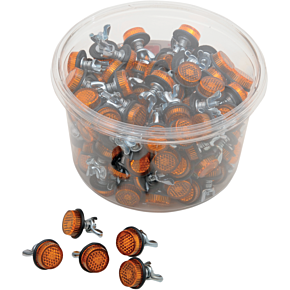 License Plate Reflectors - 150ct Tub - Amber CH150A