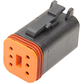 6-wire Black Deutsch Plug & Wdglck Hd# 72116-94bk