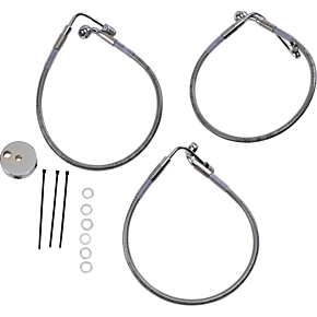 Brake Line - Front (Lower/Upper) - Stainless Steel 1204-2742