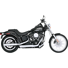 3" Twin Slash Slip-On Muffler - Chrome 16834