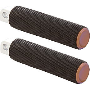 Knurled Foot Pegs - Male Mount - Titanium 07-905