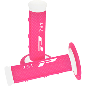 White/Fluorescent Pink 791 Grips