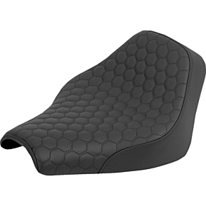 Renegade™ Solo Seat - Honeycomb - Black Stitch - FXST/FXBB '18-'25 818-30-003