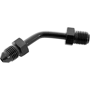 Tube Adapter - 45° - Black P646-03BK