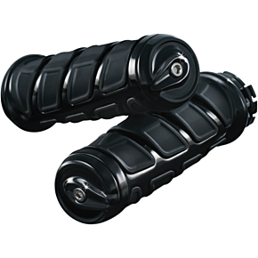 Kuryakyn Gloss Black Kinetic™ Grips for Scout