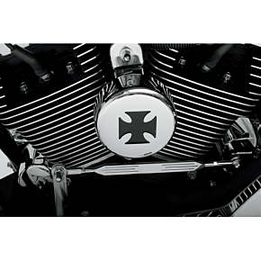 Horn Cover - Cross - '91-'16 - Chrome 2107-0026