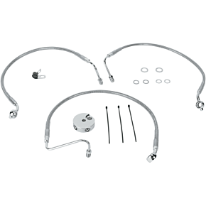 Brake Line - Front (Lower/Upper) - Stainless Steel 1741-0870