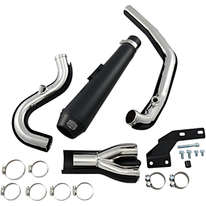 Cobra El Diablo Exhaust - Black - '07-'11 Softail 6484B