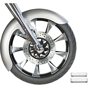 Russ Wernimont Designs Custom Dresser Front Fender for 21" Wheel - Steel - OCF Style - 5.5" W x 45" L RWD-50134