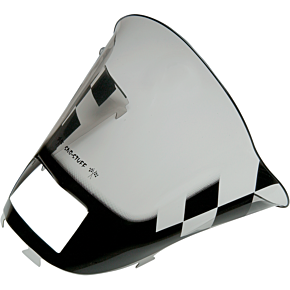 Sno Stuff Windshield - Black/Smoke Checkered - Ski Doo 479-471-60