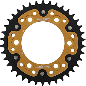 Supersprox Stealth Rear Sprocket - 38 Tooth - Gold - Ducati RST-735-38-GLD
