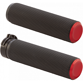 Grips - Knurled - Cable - Red 07-336