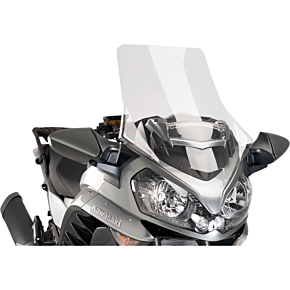 PUIG Race Windscreen - Clear - Tour - Kawasaki