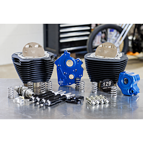 129" Power Package Engine Performance Kit - Chain Drive - Oil Cooled - Non-Highlighted Fins - M8 310-1226