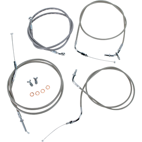 Cable Line Kit - 18" - 20" - XVS650CL - Stainless Steel BA-8015KT-18